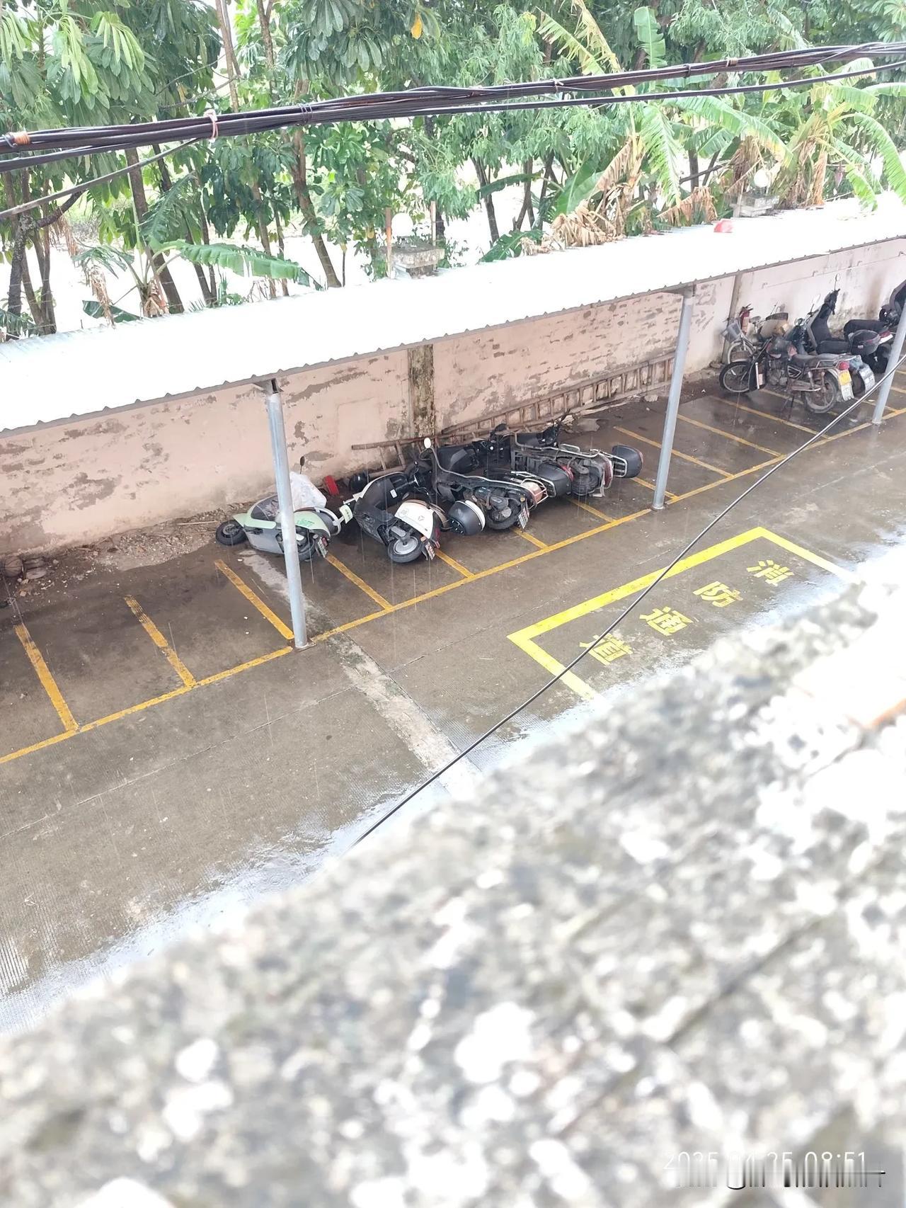 珠海斗门乾务镇附近，大约有七、八个月，没下这样的中雨了。不知道，老家怎么样；内地
