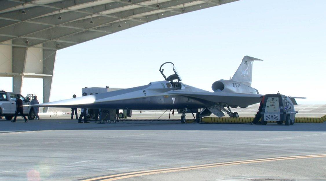 美国国家航空航天局（NASA）的X-59“静音超音速飞机”于2026年3月20日