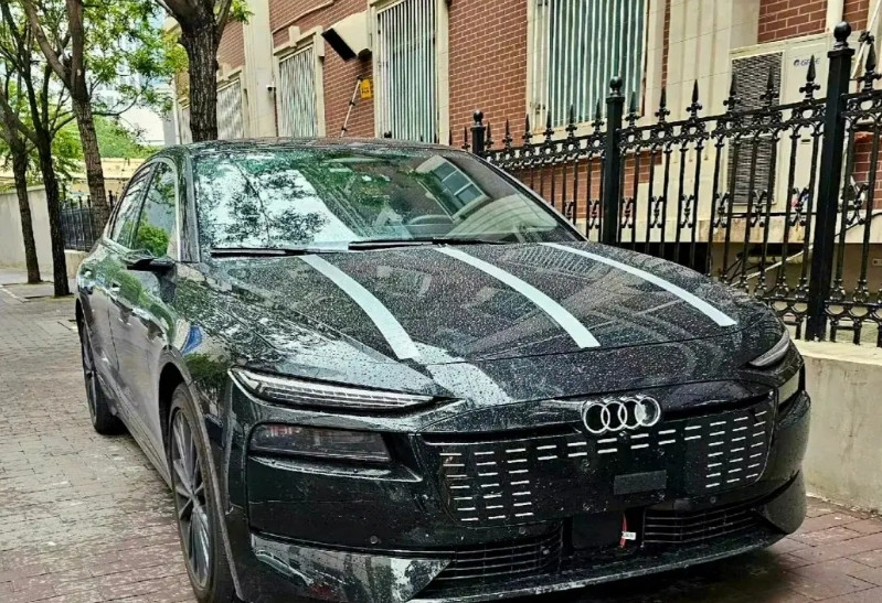新一代A6l,这设计一言难尽奥迪一汽的A6L,电子外后视镜，细长的灯组，目标