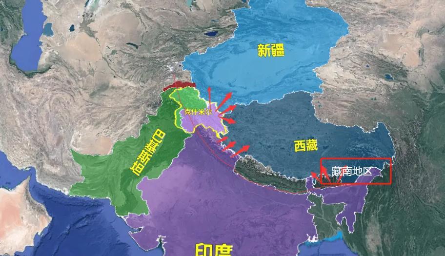藏南，27处地区，正式拥有汉字命名，并在地图标记！巴印冲突刚打完没多久，仅仅过