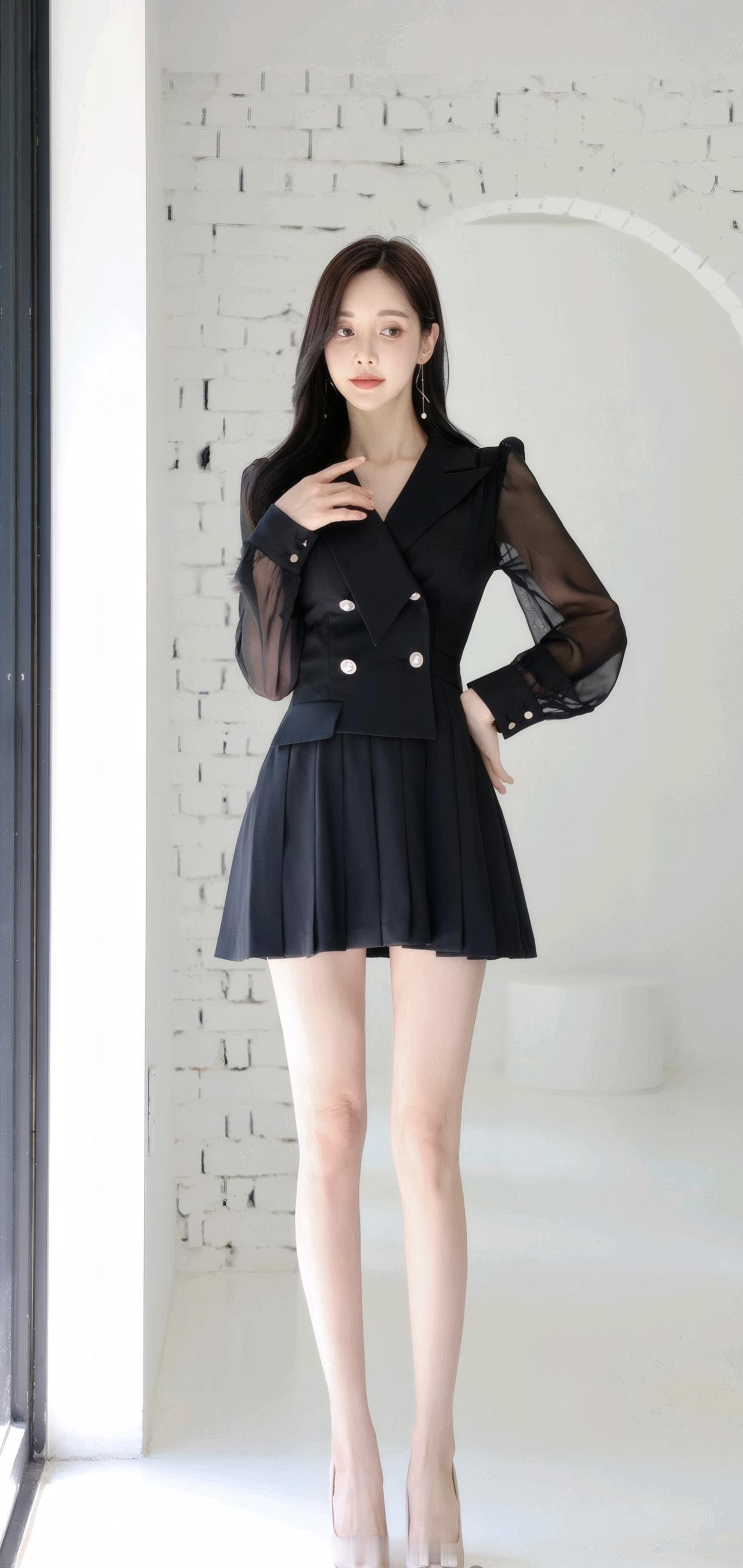 优雅黑裙穿搭，甜美与酷感的完美结合💃🏻✨