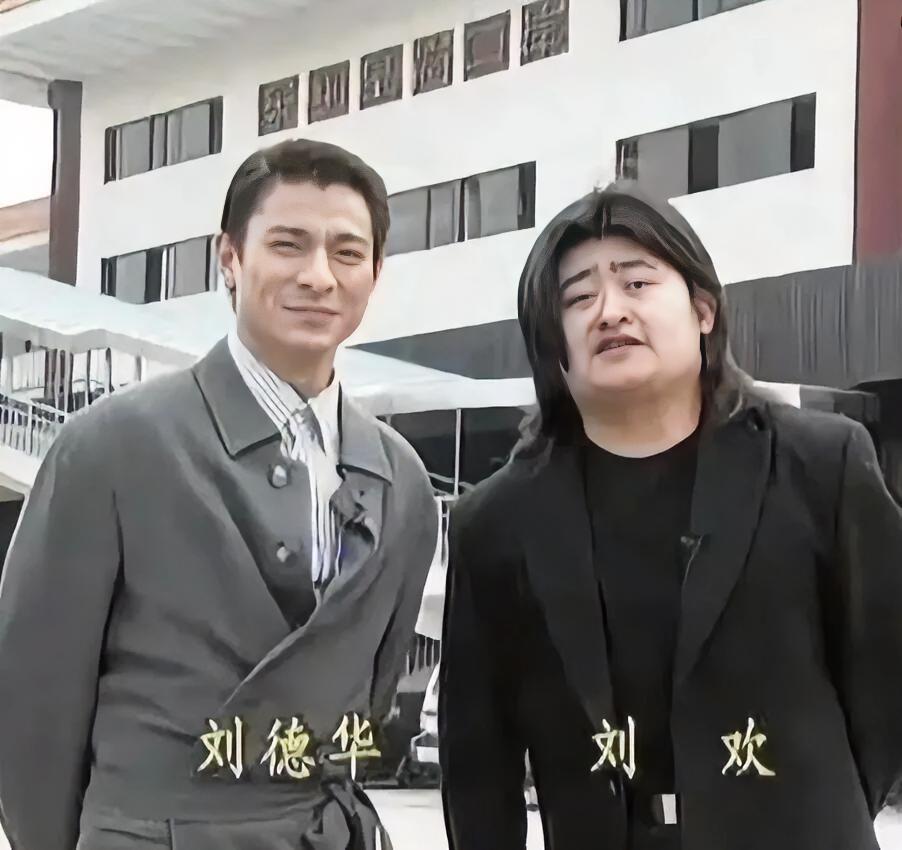 两个都姓刘刘德华一直都帅刘欢老师的造型在憋笑可能搞音乐的人就是这样奇葩刘