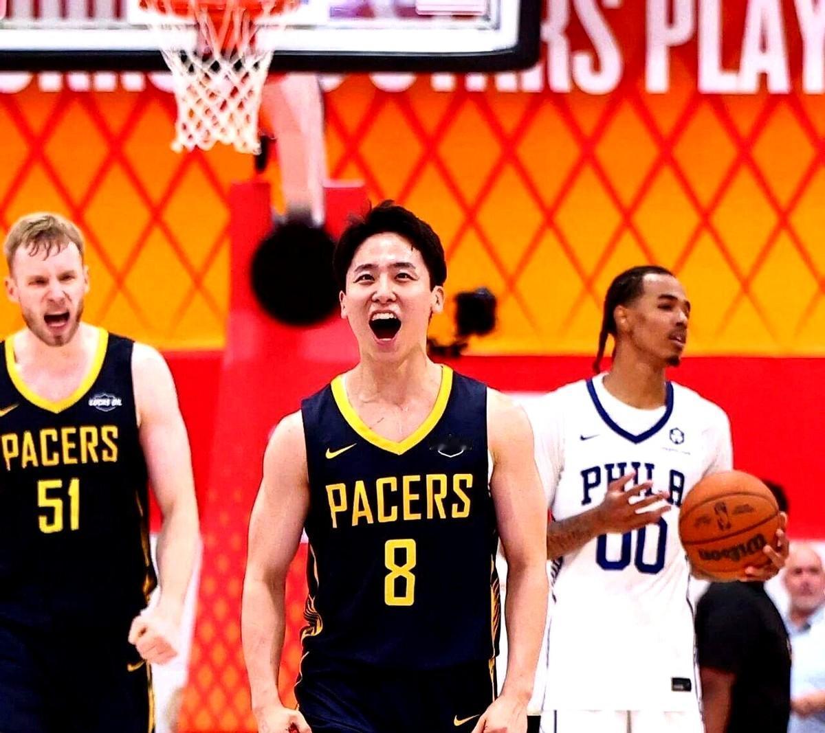 今年打NBA夏季联赛的亚洲人还真不少！杨瀚森交出了12分9板的全能数据，日本的