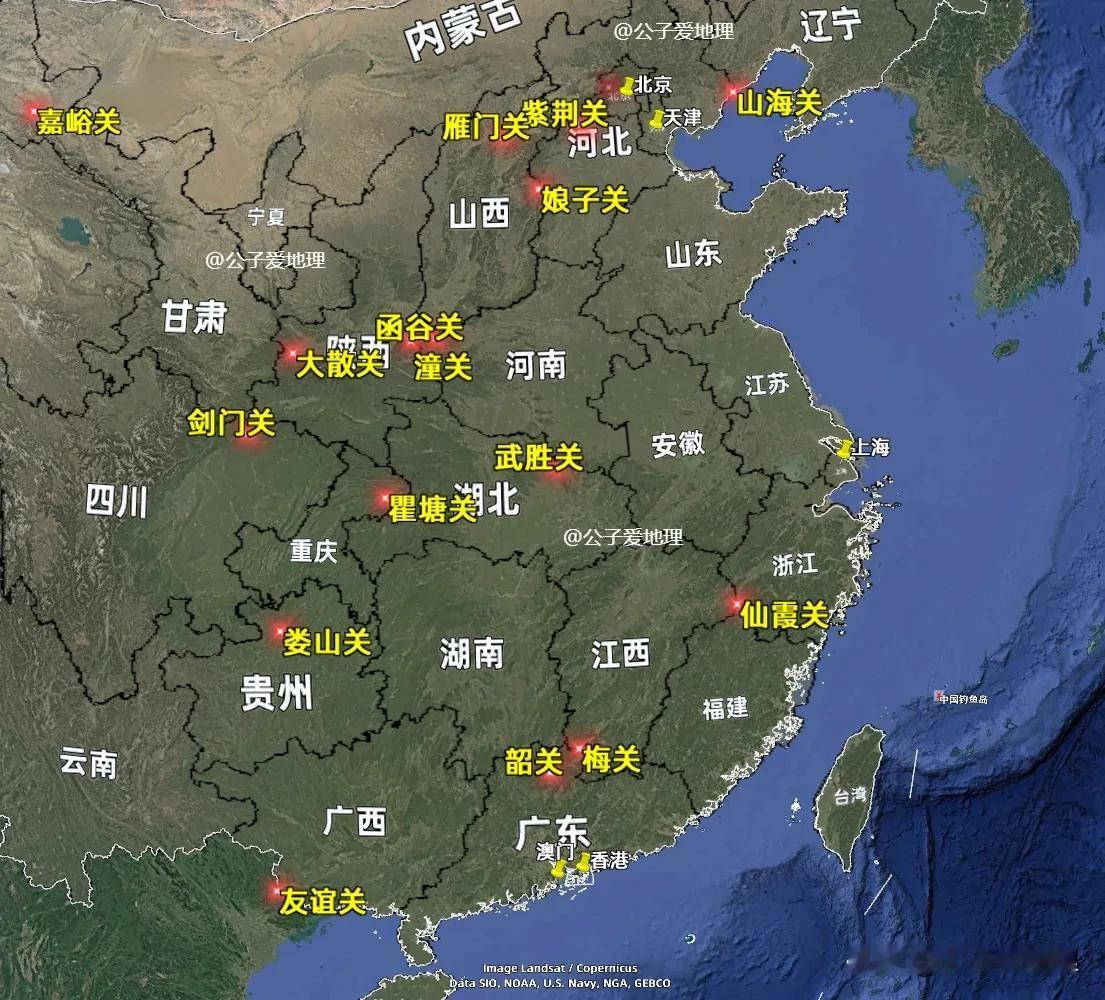 只要守住了这些关口，中原王朝就是铁桶一块！中原关口