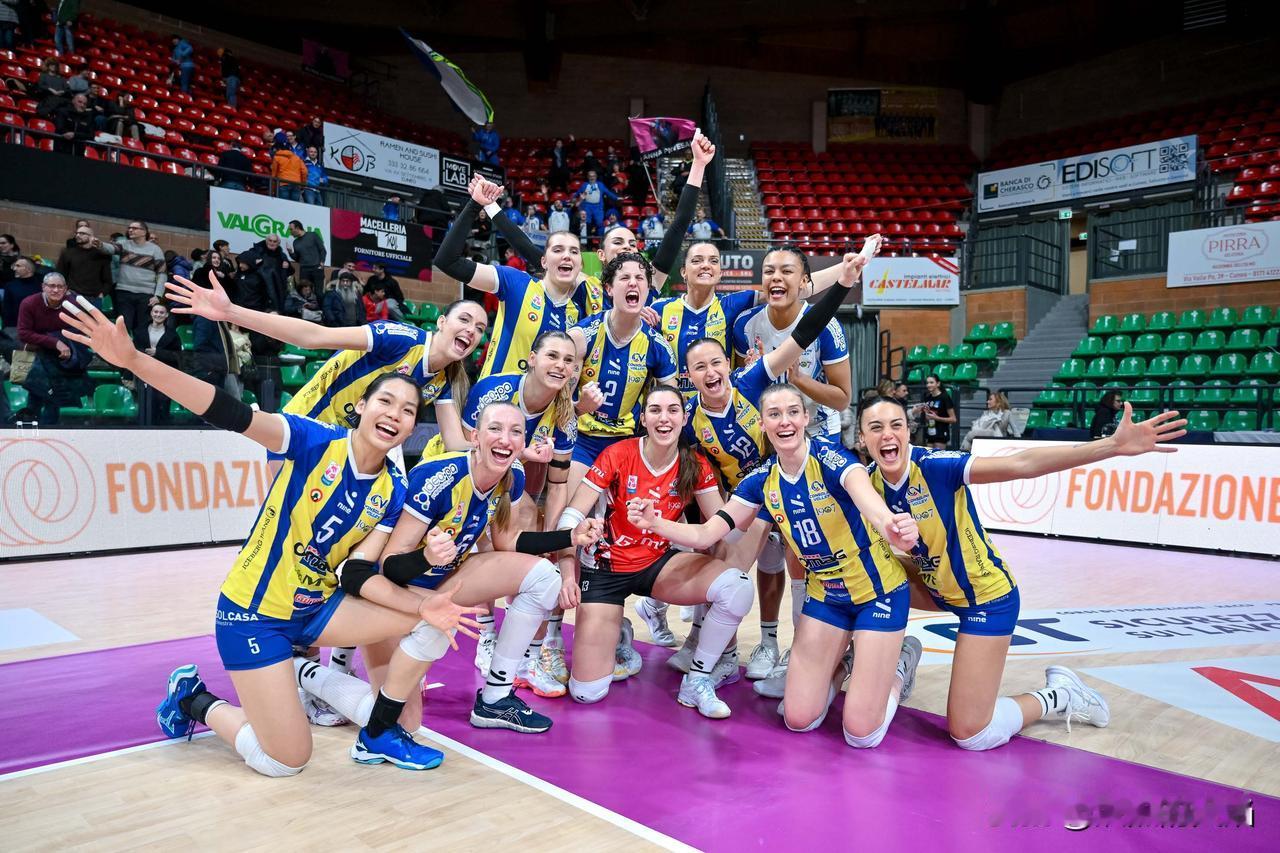 【庄宇珊保级形势分析】意大利女排联赛❤️蒙维索：15分，5胜，剩余要打球队目