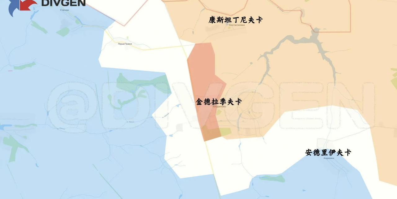 俄军在苏梅将金德拉季夫卡战线拉平，标志着乌军在苏梅一个月的反攻失败。乌军忙活了半