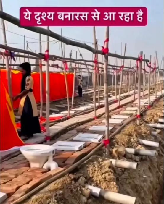 莫迪拨款29亿用于建设公厕，施工方在拿到这些巨款后，火力全开，全力以赴。令人没想