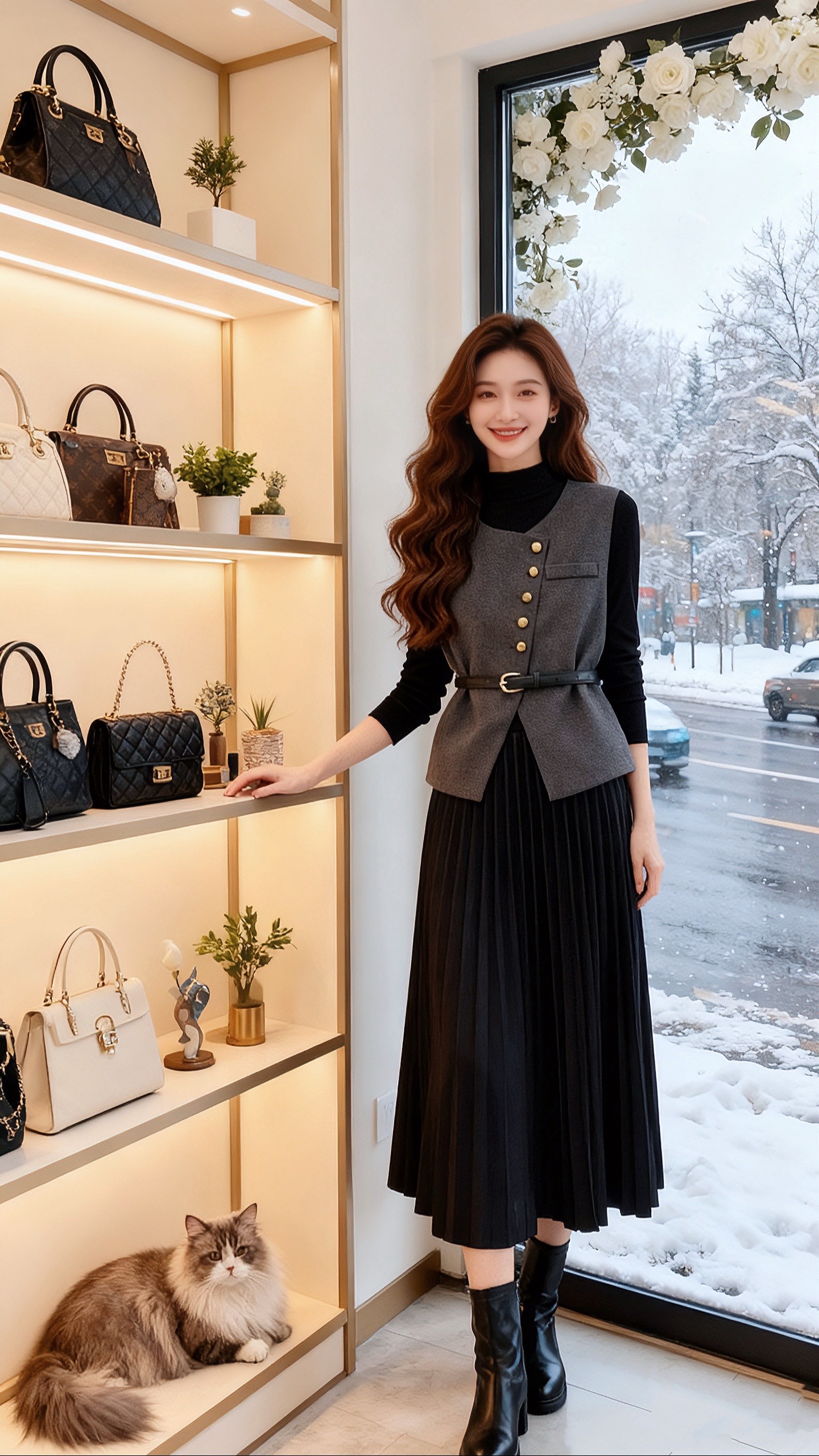 裙子搭配高级穿搭名媛风裙装穿搭我又心动了<!--{im...