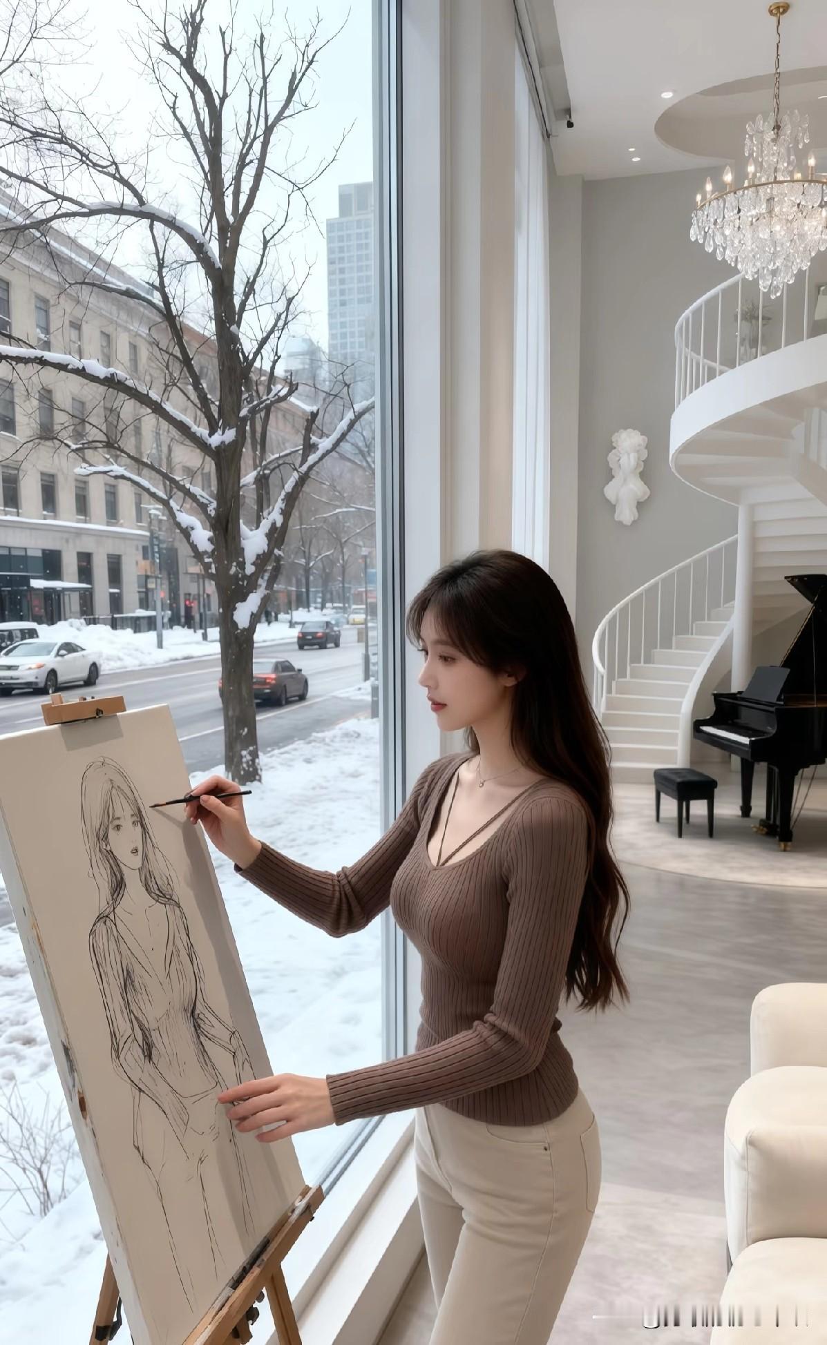 文艺范十足！！！文艺青年温柔感美女气质轻奢女神范温柔风女神温柔时尚风格