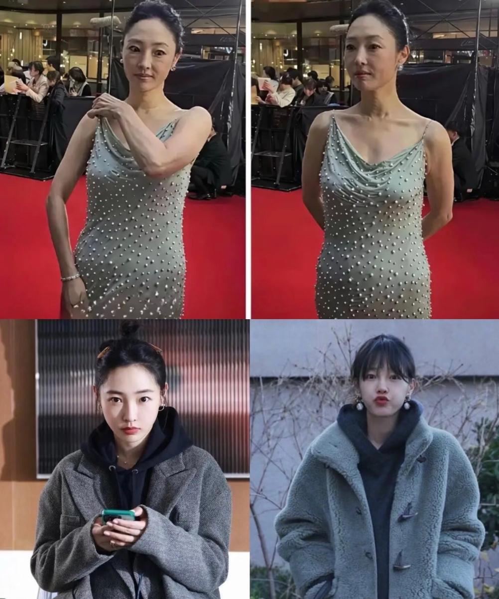 人不可能一直活在滤镜了，一直知道白百何穿搭很出圈她也一直是“小妞”的人设形象，