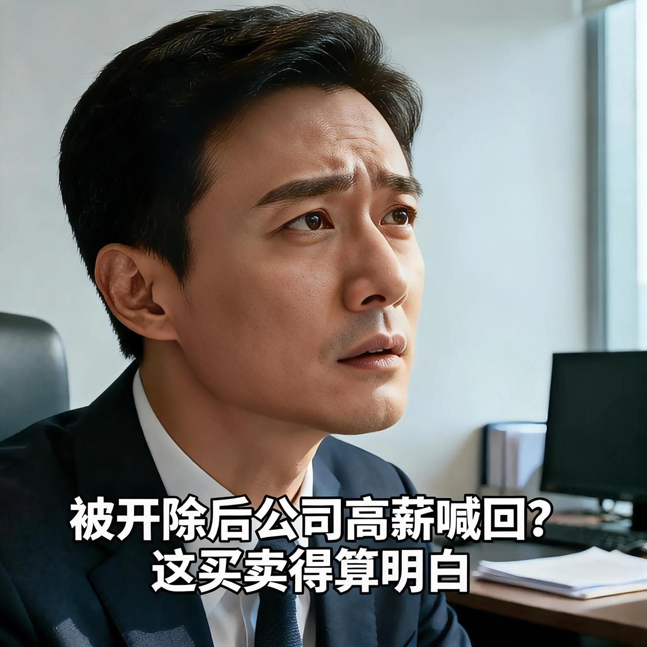 被开除后公司高薪喊回？这买卖得算明白“工作不一定需要我们，我们却大多需要工