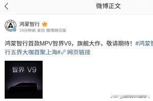 华为放大招！首款MPV竟藏这些黑科技，明年上市要抢疯？你还在为全家出行发愁吗？七