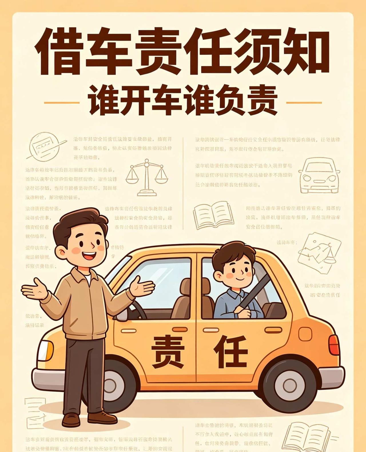 5个交通新规！开车、坐车、租车都要懂“借车给朋友出事故，该你赔还是他赔？开车门