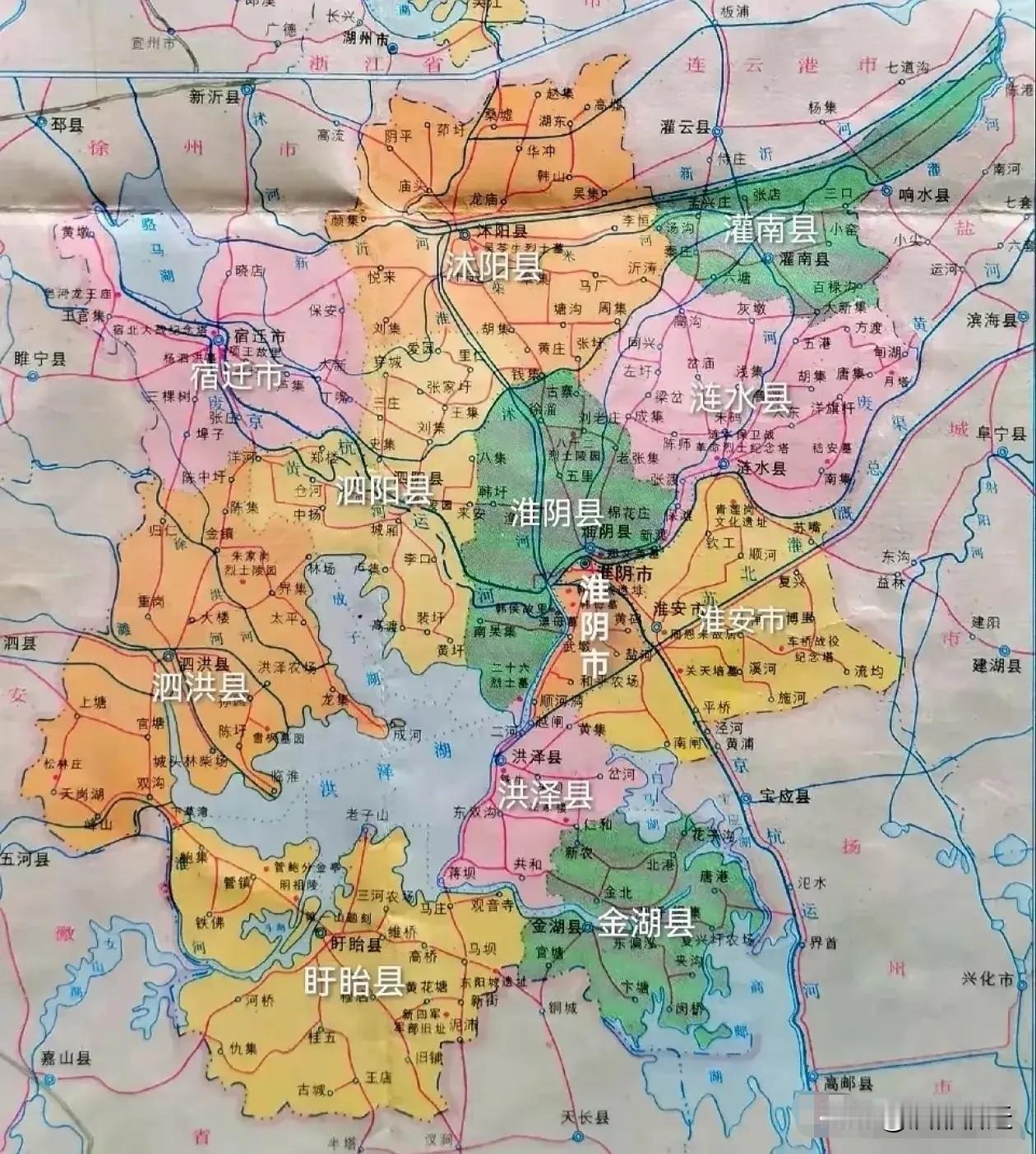 “沭阳、泗阳、泗洪因区划调整而不服宿迁”，这种认知执念该放下了！从历史逻辑而言