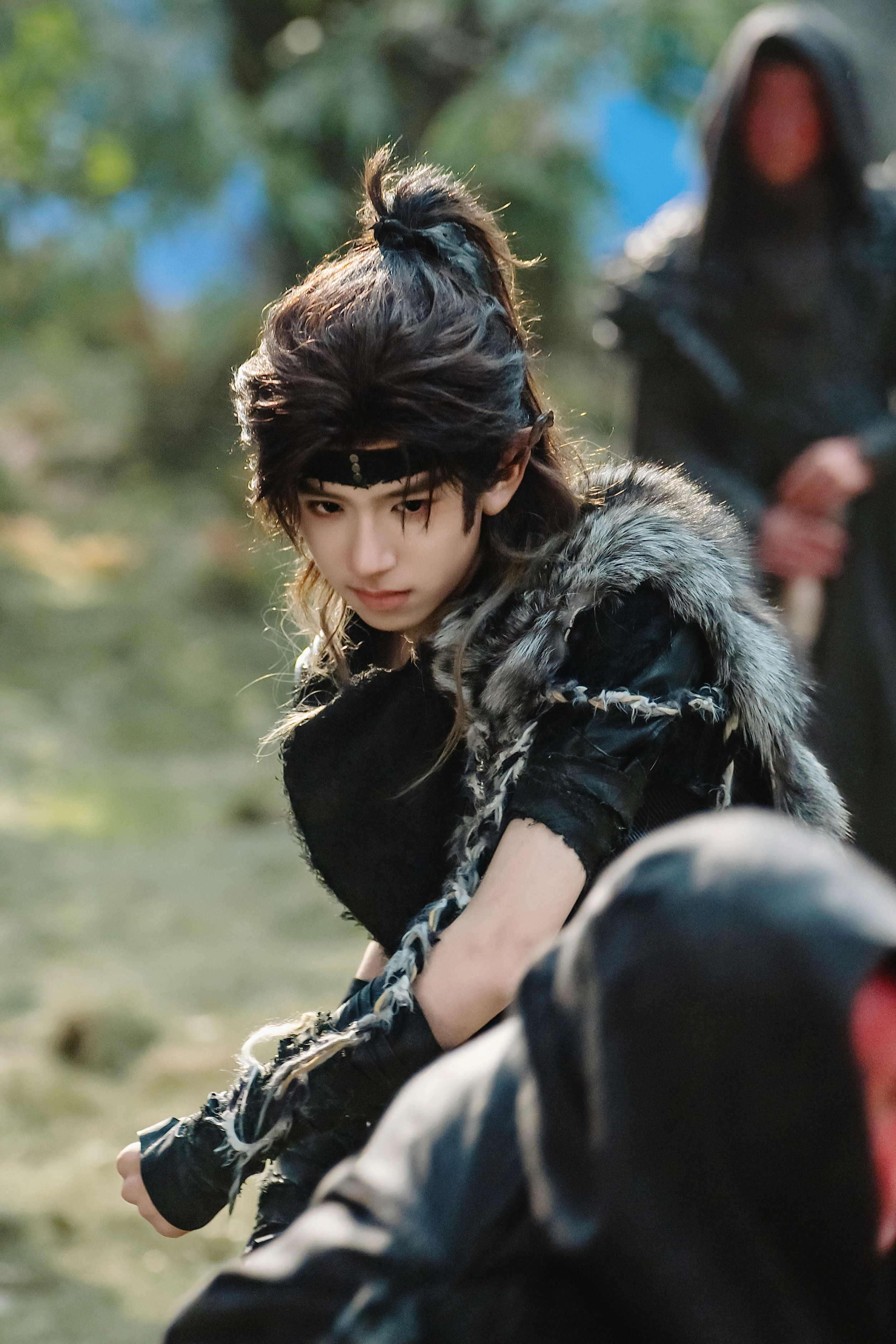 原来人设是一只小狼妖🐺🐺🐺林子烨《来战》☽剧照