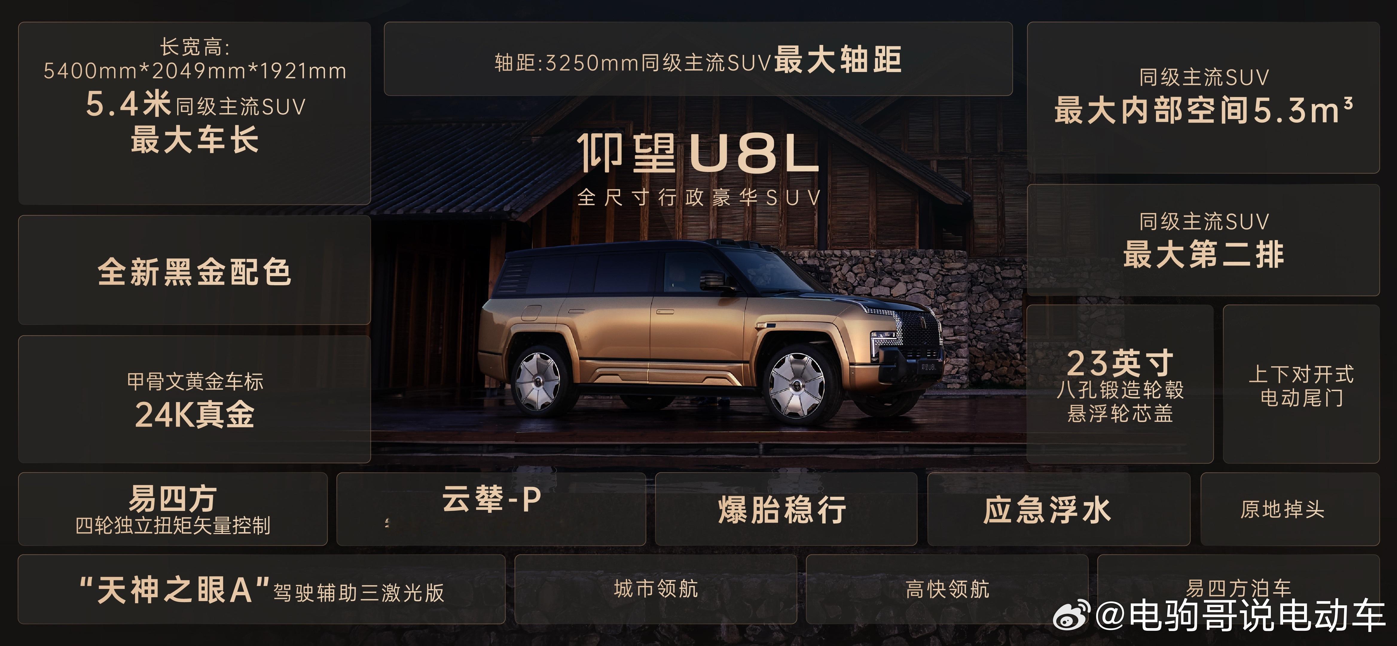 仰望u8l这配置，有没有水平一样的对手？​​​
