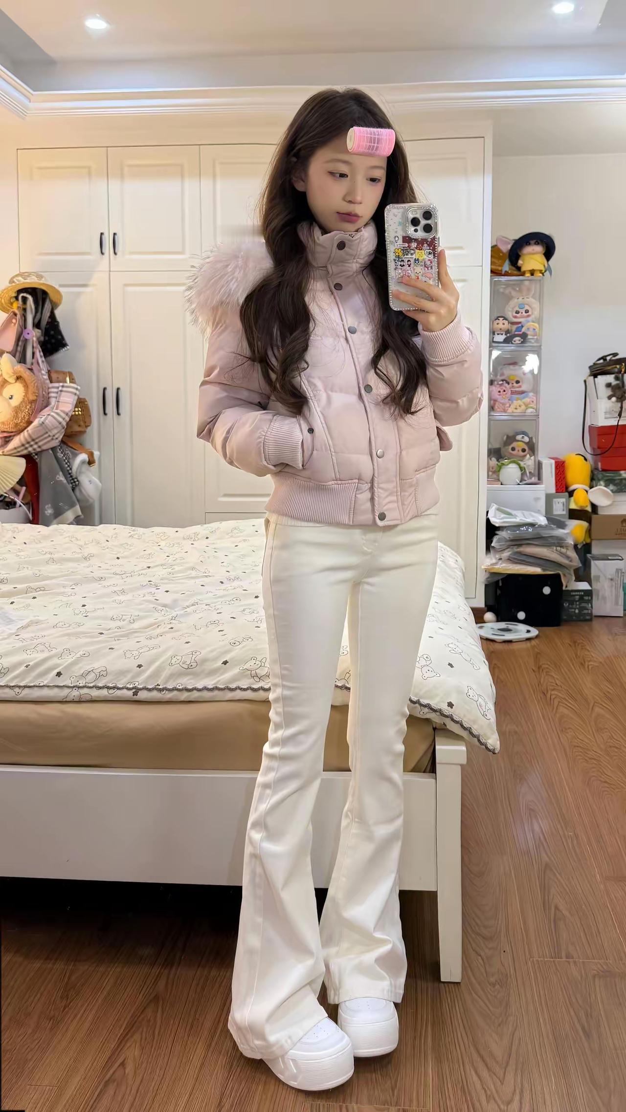 粉嫩少女风穿搭，温暖冬日穿搭指南🌟纯真少女感穿搭