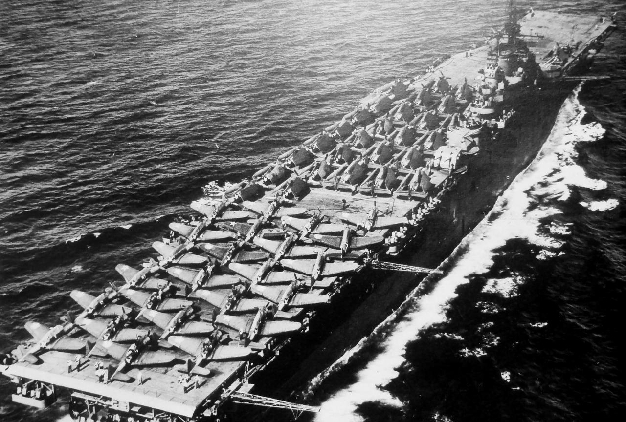 1943年，太平洋海域上的美国