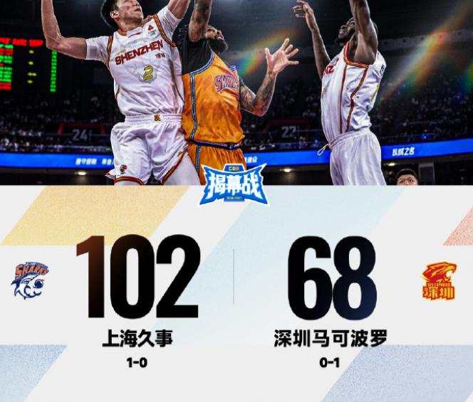 CBA首轮比赛，上海102-98深圳，赛后各项最佳出炉，具体如下： 全场最佳