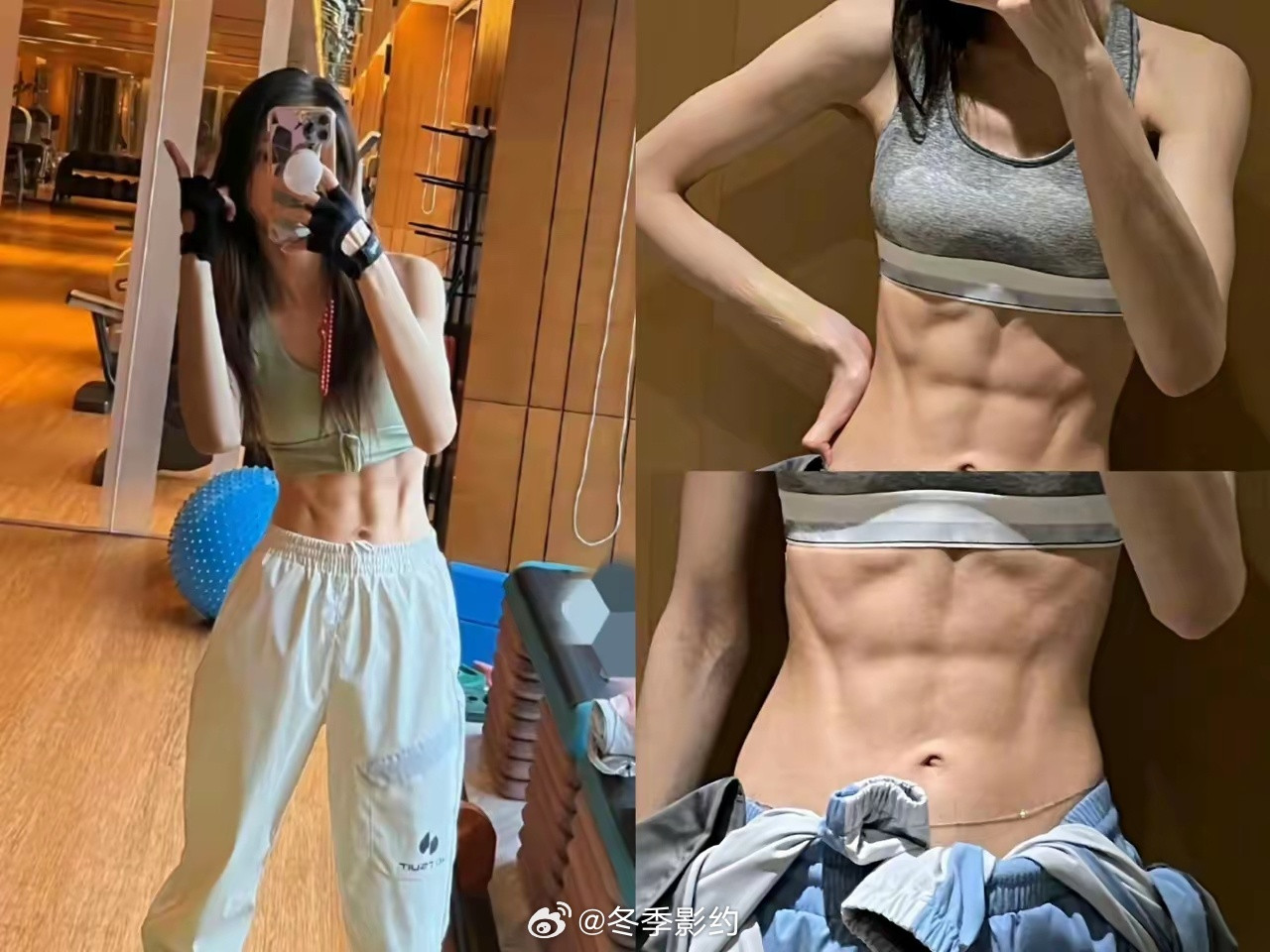 我问我一个经常去健身房的闺蜜，金晨的身材是怎么练出来的啊，闺蜜白了我一眼说，她的