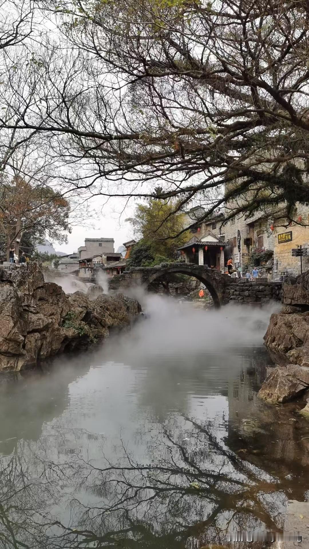 广西黄姚古镇风光在黄姚古镇过大年，看世界遗产皮影戏。