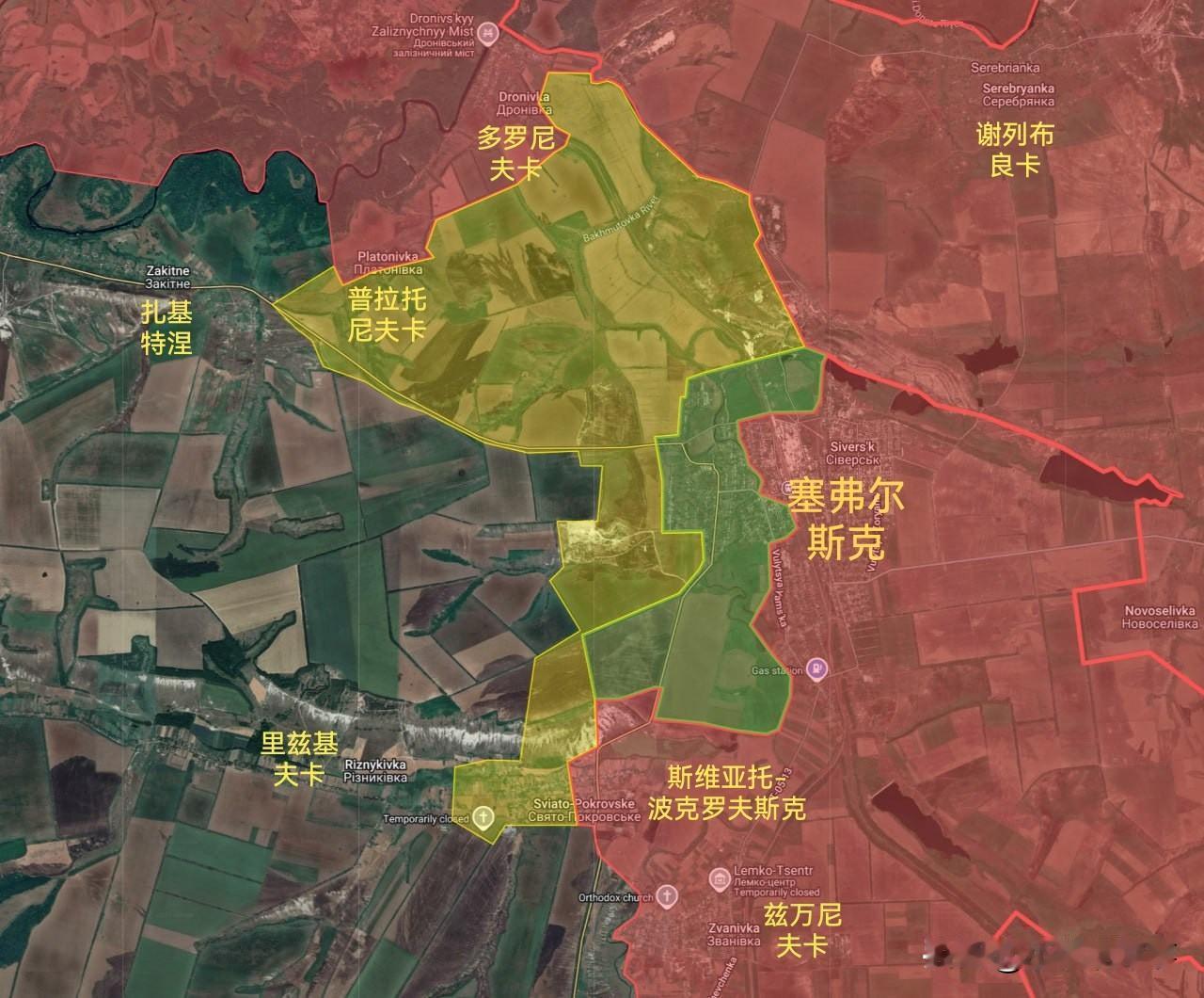 12月13日K哥（Kalibrated）更新俄乌战报：图一：俄军已扩大了在塞