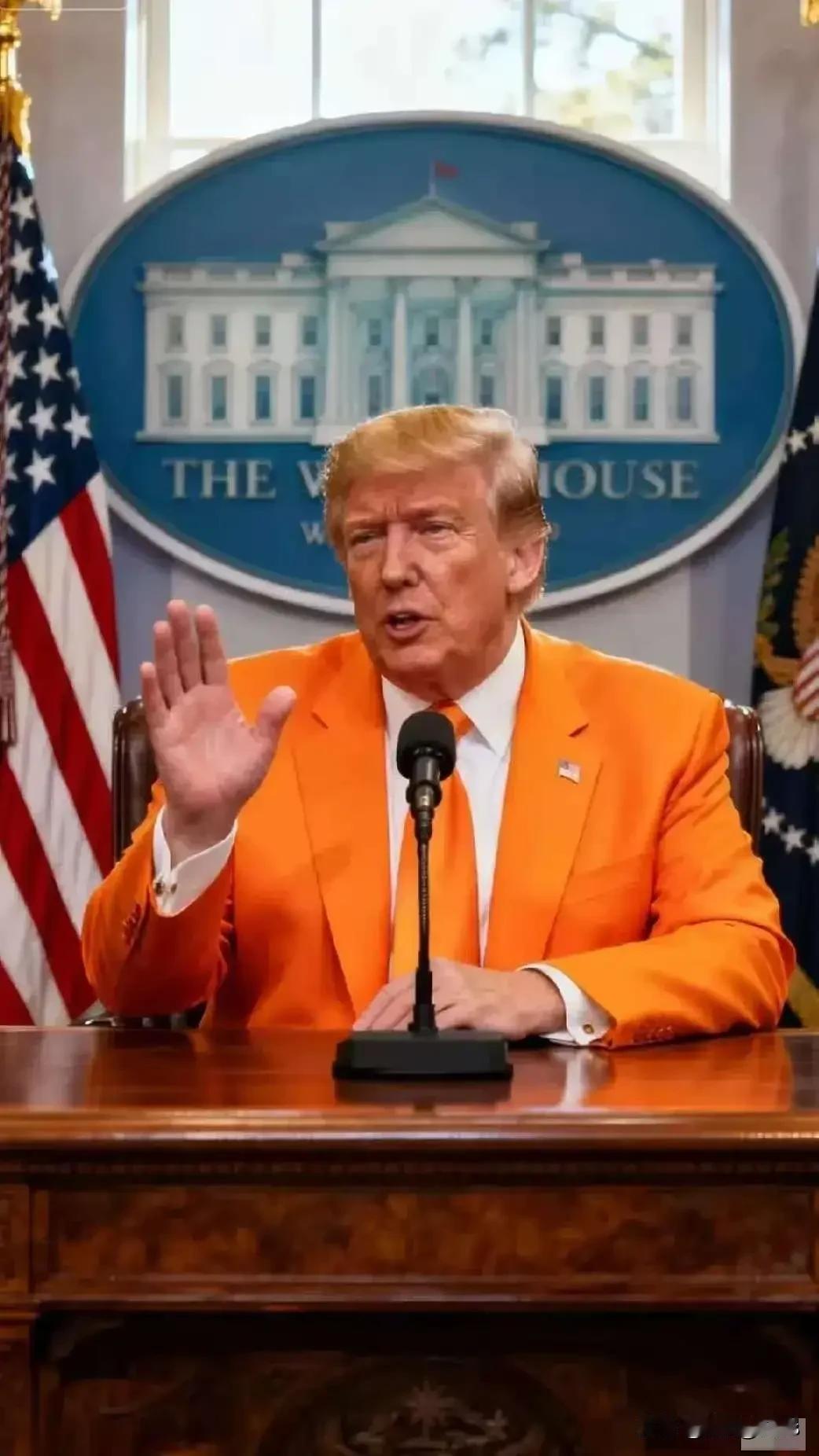 就在今天特朗普硬气宣布：11月3日，美国总统特朗普在返回华盛顿途中对随行记者