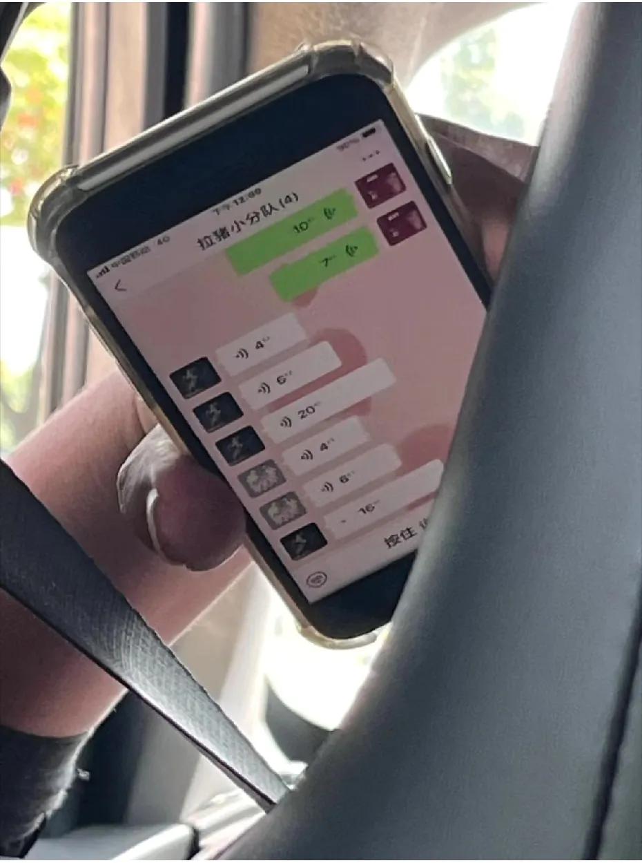 打车看到司机师傅的群名，毕竟是出租车～所以花小猪的意思是。。。拉小猪？戾气太重