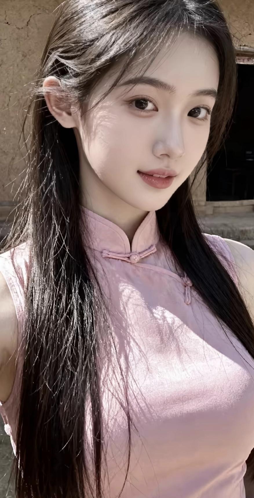 粉粉的妹子绝美美少女