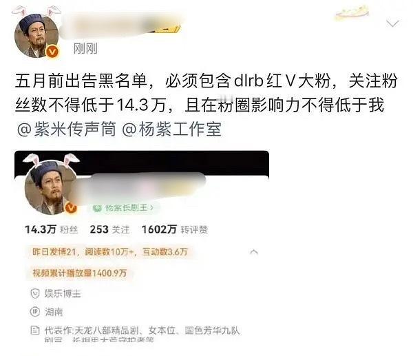 迪丽热巴工作室上午发布告黑声明后，杨紫粉丝集体罢工声讨工作室，大粉带头崩溃，随