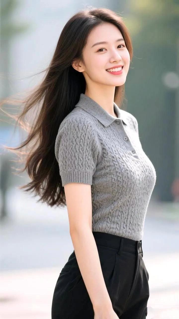 春风拂面笑，花影映人娇。