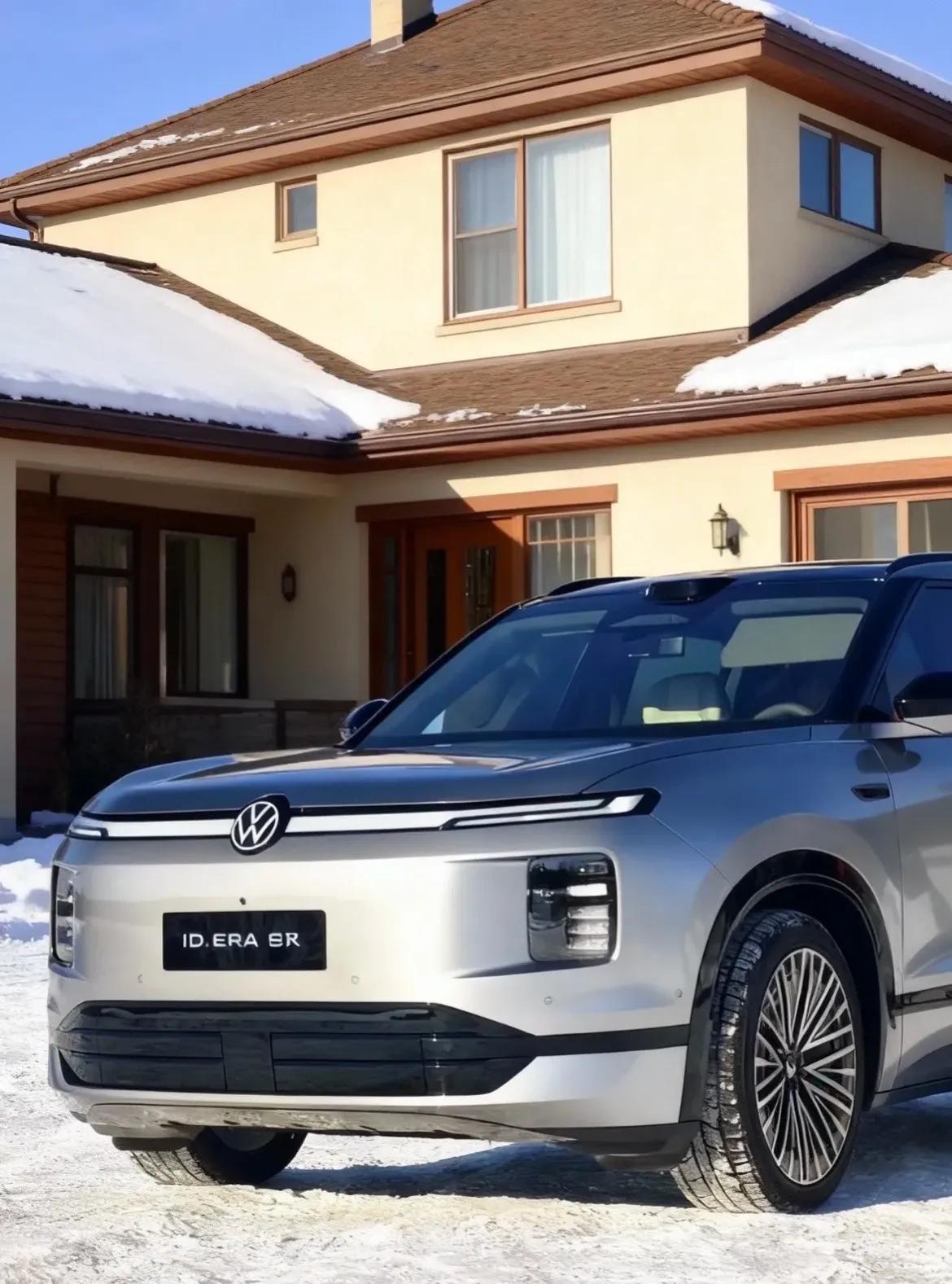 100字讲清大众ID.9X的优势：德系全尺寸6座增程SUV。1.5T高效增程