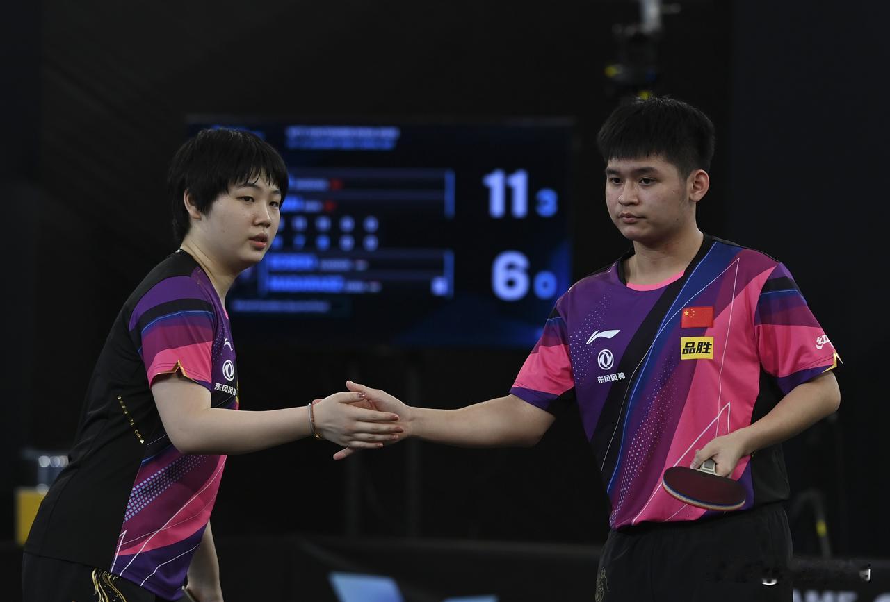 成都混合团体世界杯小组赛，中国队8-0埃及队，取得小组赛第二场胜利。虽然阵容和第