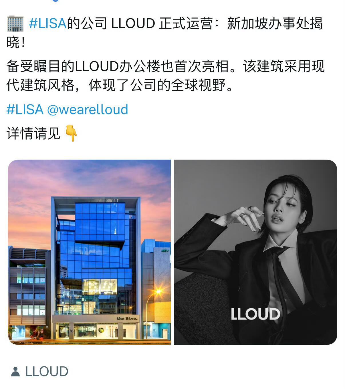 Lisa公司预计坐落在新加坡🇸🇬​​​