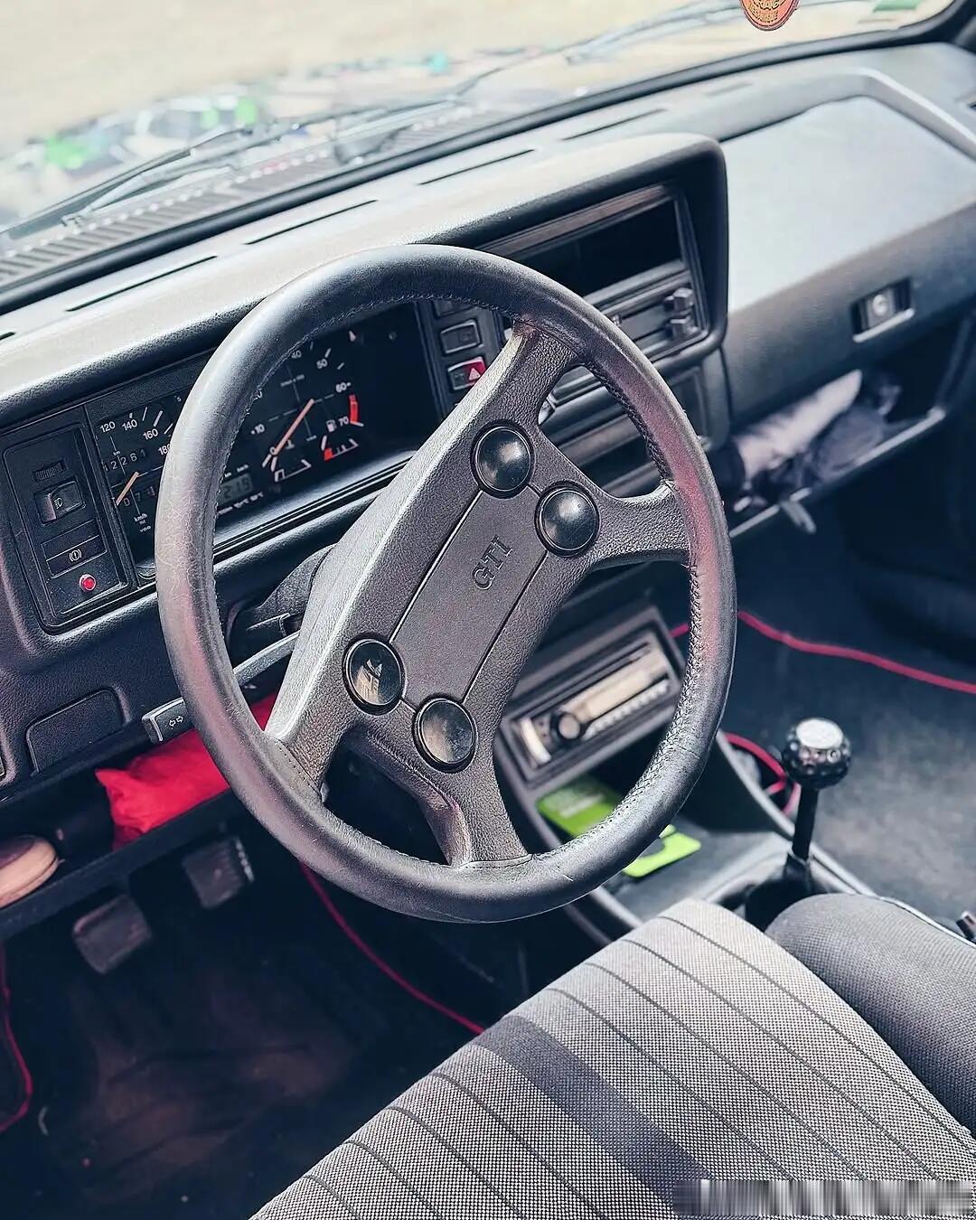 初代高尔夫GTI，太喜欢了经典老车大众高尔夫