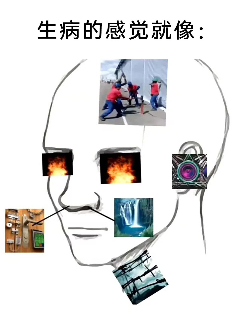 正在经历[哭哭]春日放个疯/meme​​​