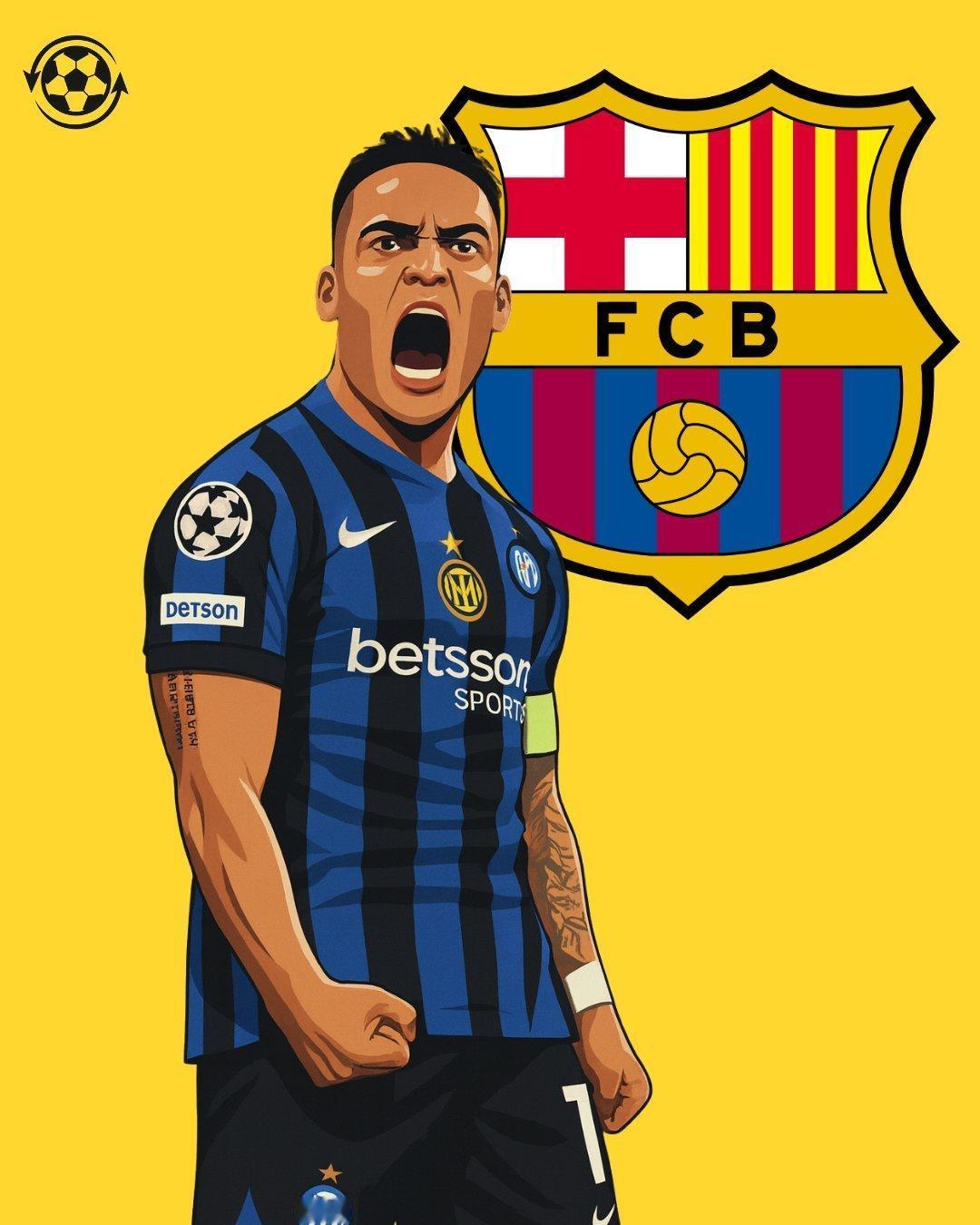 欧洲转会新闻！★巴萨比国米还穷！国米队长劳塔罗·马丁内斯准备接受职业生涯新挑