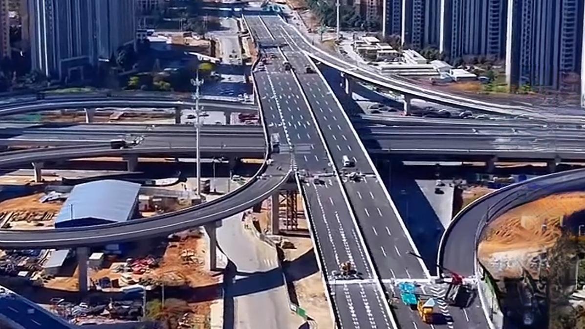 🔥盼疯了！昆明广昌立交即将完工通车，南市区堵点要清零！作为三环闭合核心枢纽，主