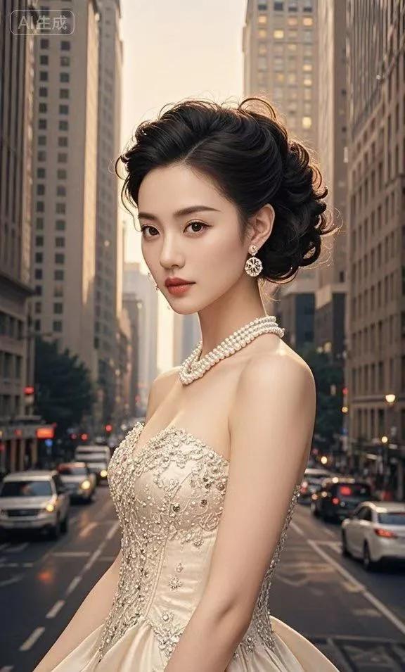 太美了美女礼服穿搭