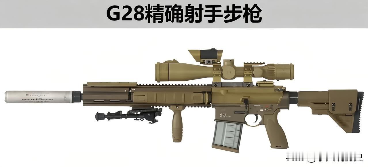 G28精确射手步枪HKG28是一款德国造的步枪，以前叫DMR762，黑克勒