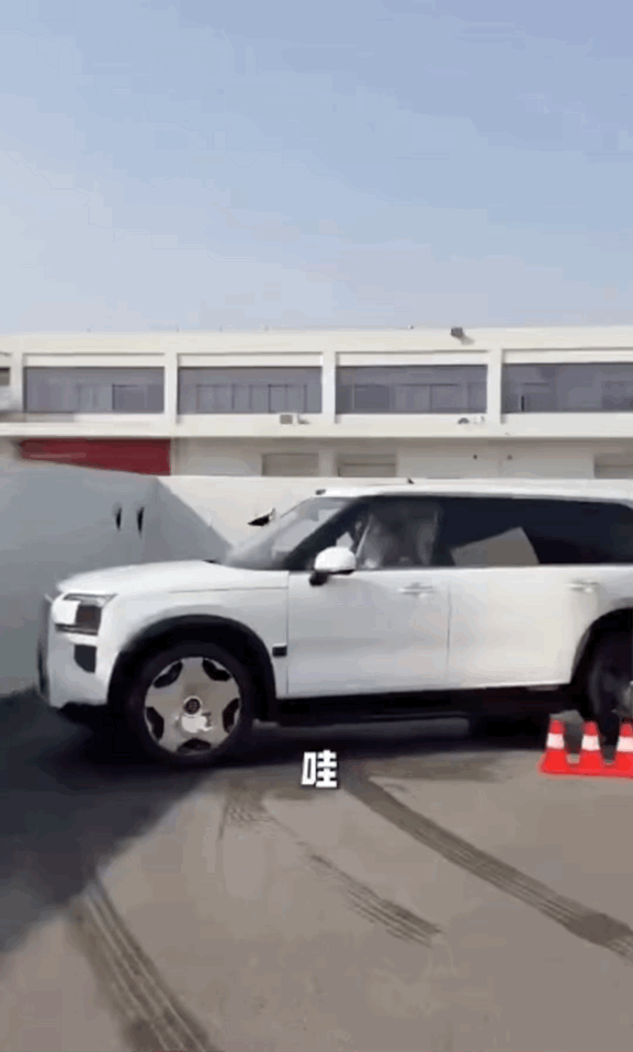 司机：“这太路窄了，车太大，过不了！”车：“没事，我有绝招！”司机：“……”