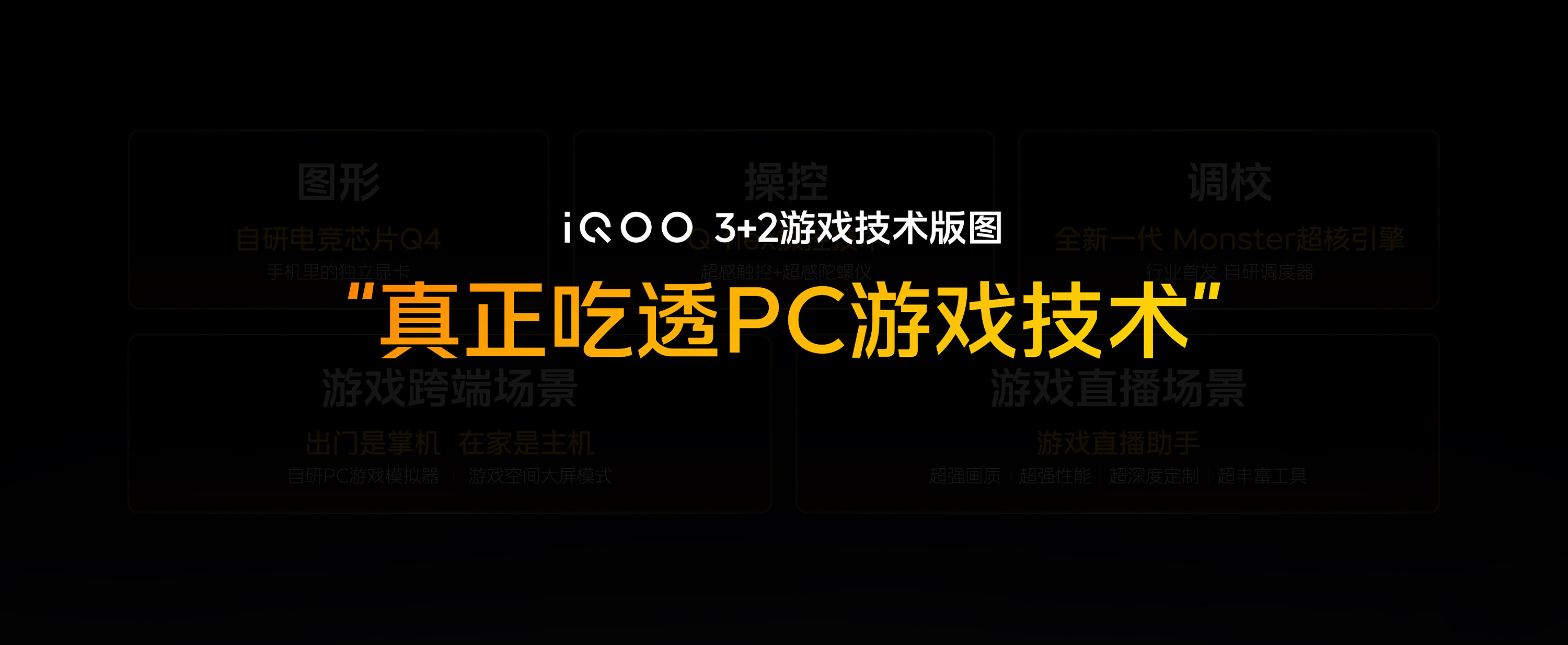iQOO16这次的自研电竞芯片到了Q4。打游戏时想要画面更细、光影更真实，还想操作一直顺畅，就不怕手