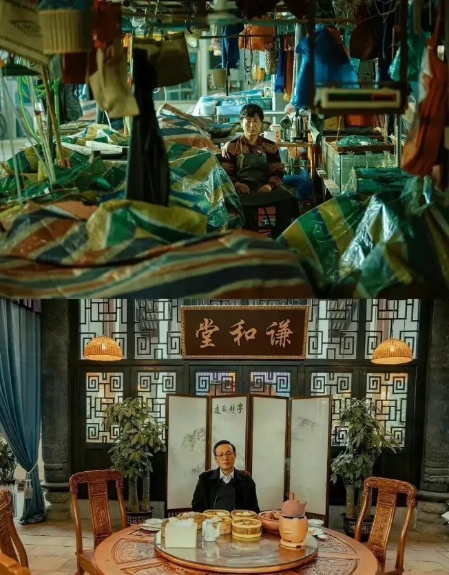 《狂飙》这对比图好戳心同样是一无所有，开始是没钱，后来是没人…