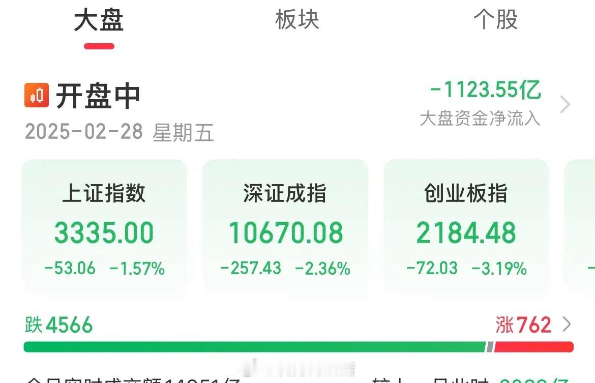 反骨仔！越说砸的越狠，内资疯狂卖出1100亿，指数全线重挫，跌麻了缩量踩踏，内资