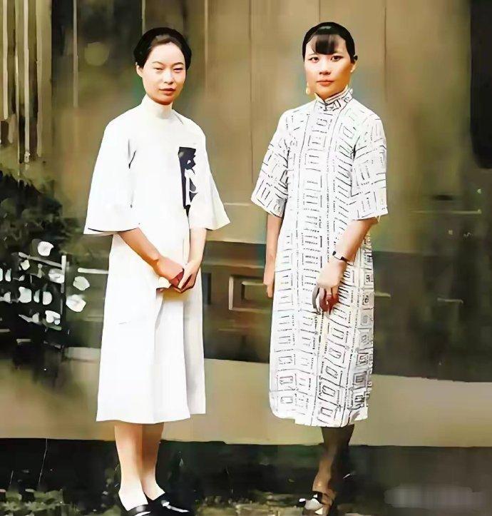 李宗仁妻子郭德洁有多美？1931年她和宋美龄的合影，气质优雅！