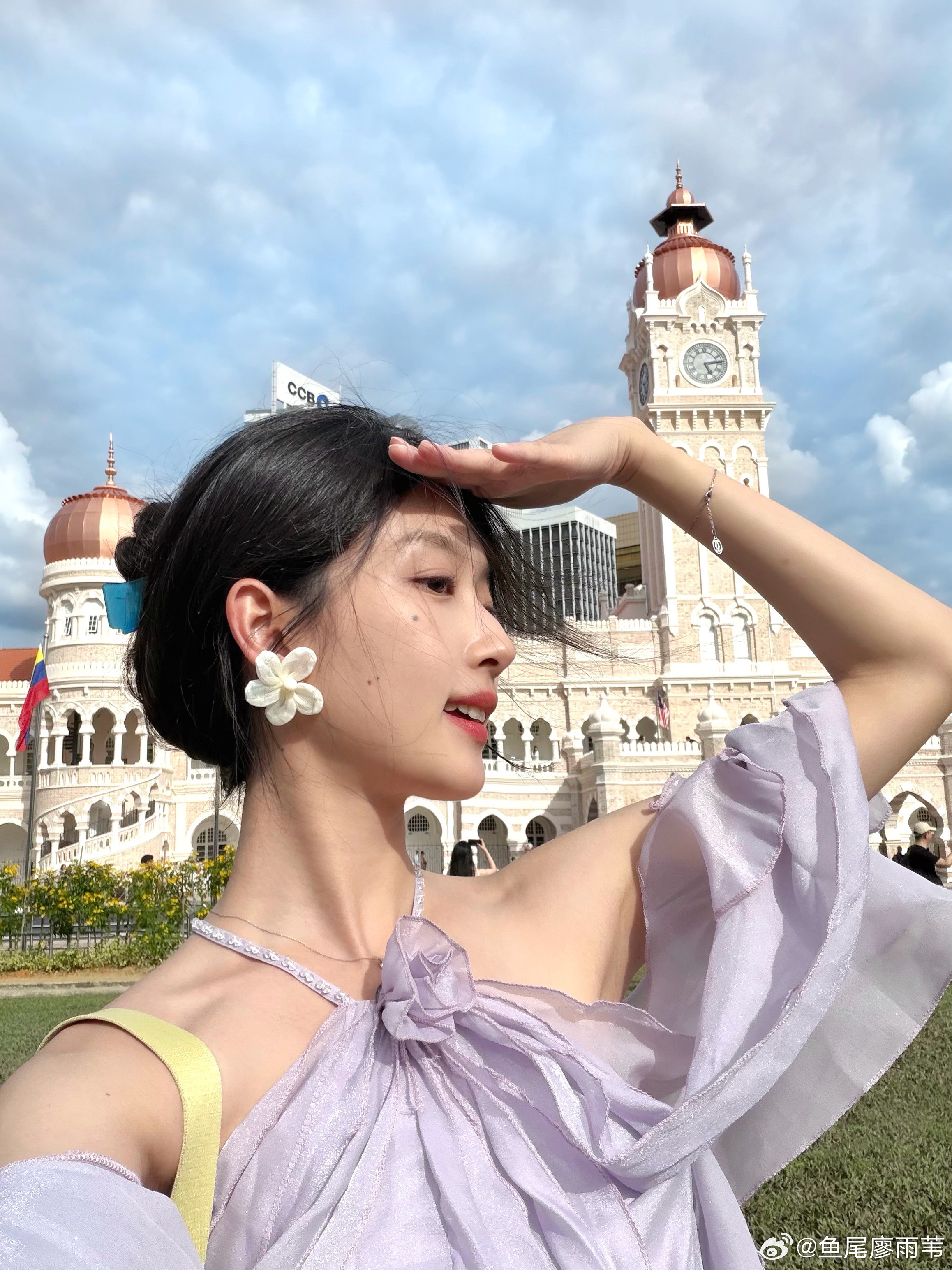 廖雨苇紫色小有韵味👿