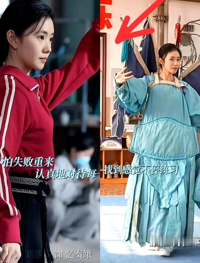 张嘉益在《主角》片场，不止一次悄悄溜到练功房，就为看一眼刘浩存。剧组休息时，
