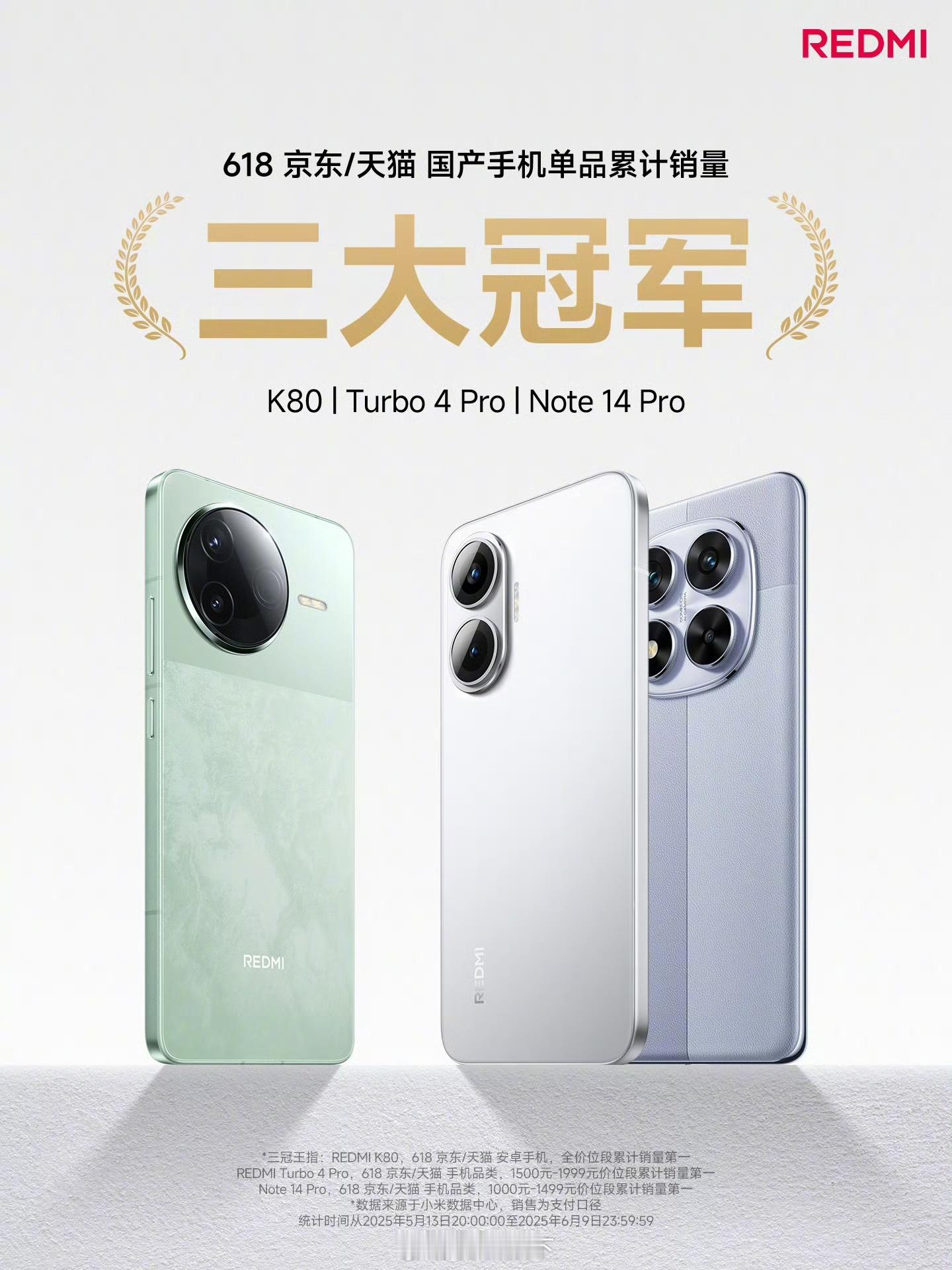 REDMI618过分了吧……K80安卓销量冠军（全价位段累计销量第一）Turb