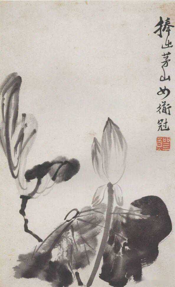 李鱓工诗文书画。曾随蒋廷锡、高其佩学画。后受石涛影响，擅花卉、竹石、松柏，早年画