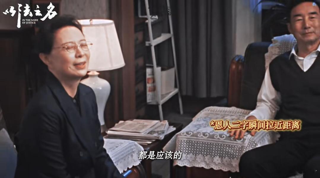 以法之名这一段去老领导家，没有个职场经验的还真看不懂这意思！​​​